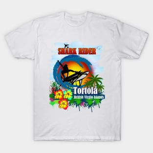 Shark Rider Tortola Style T-Shirt